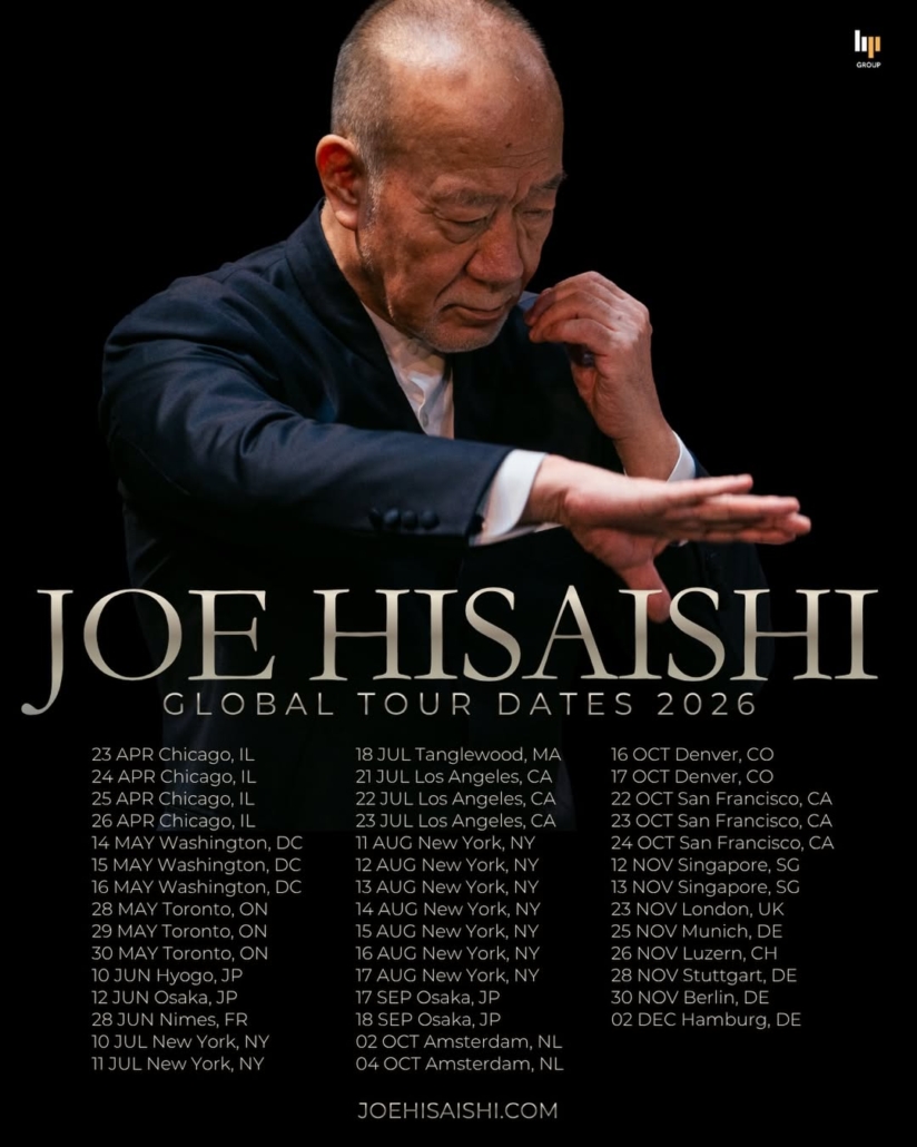 Joe Hisaishi tour poster — 2026–2027